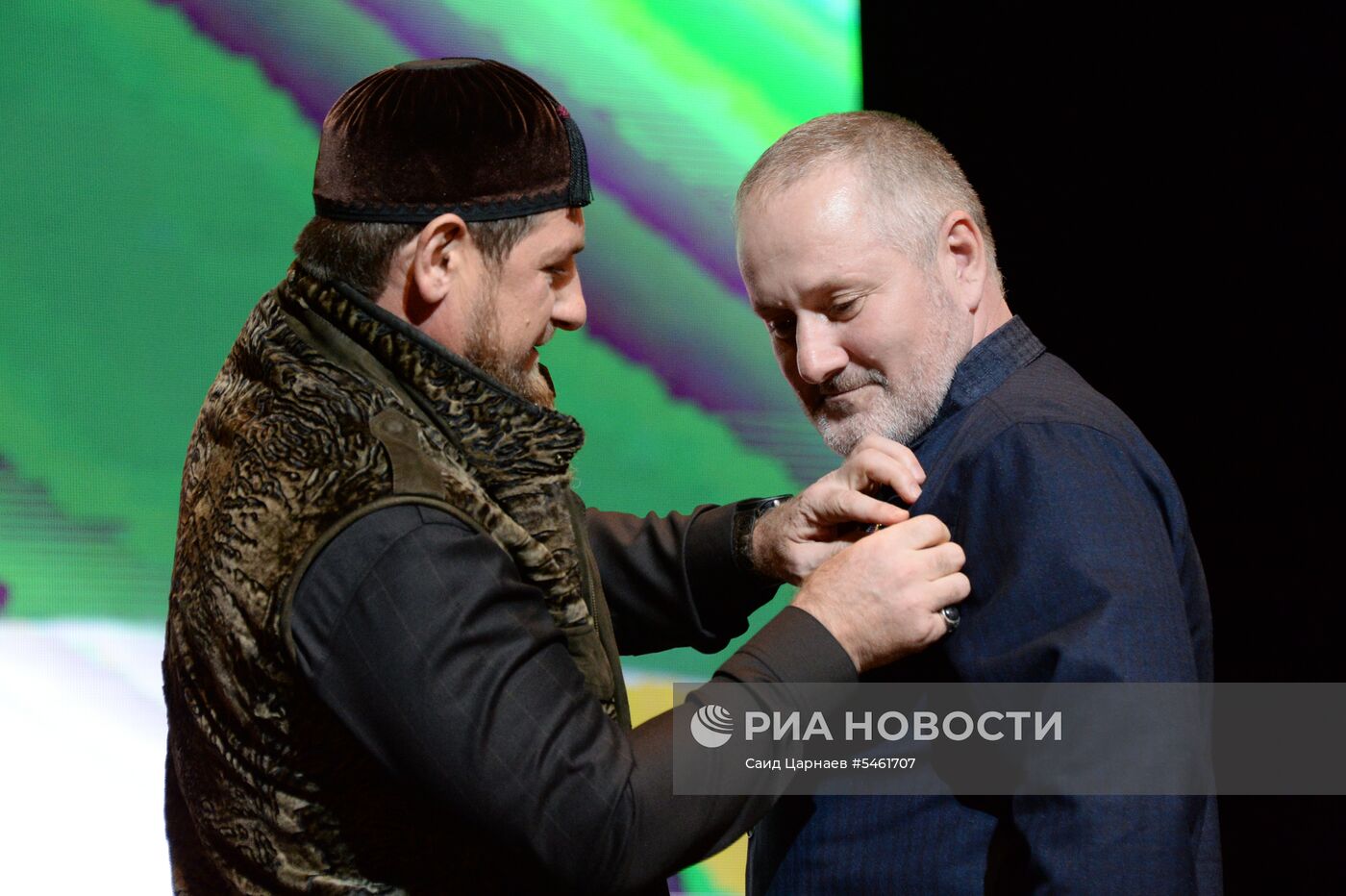 Празднование Дня конституции Чеченской Республики в Грозном