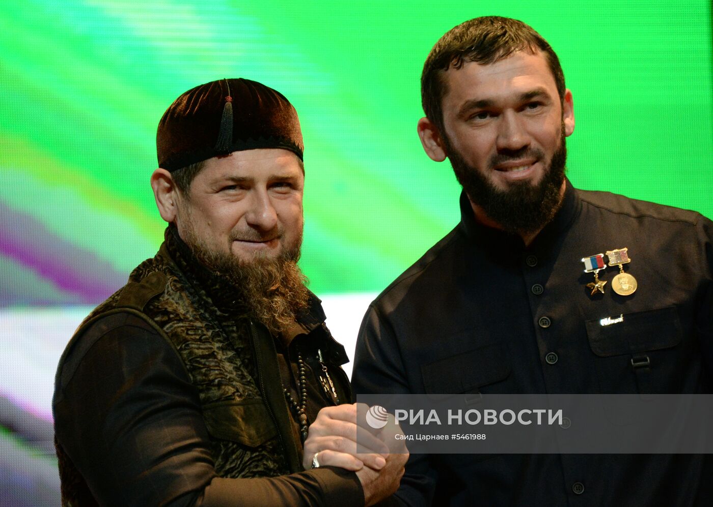 Празднование Дня конституции Чеченской Республики в Грозном