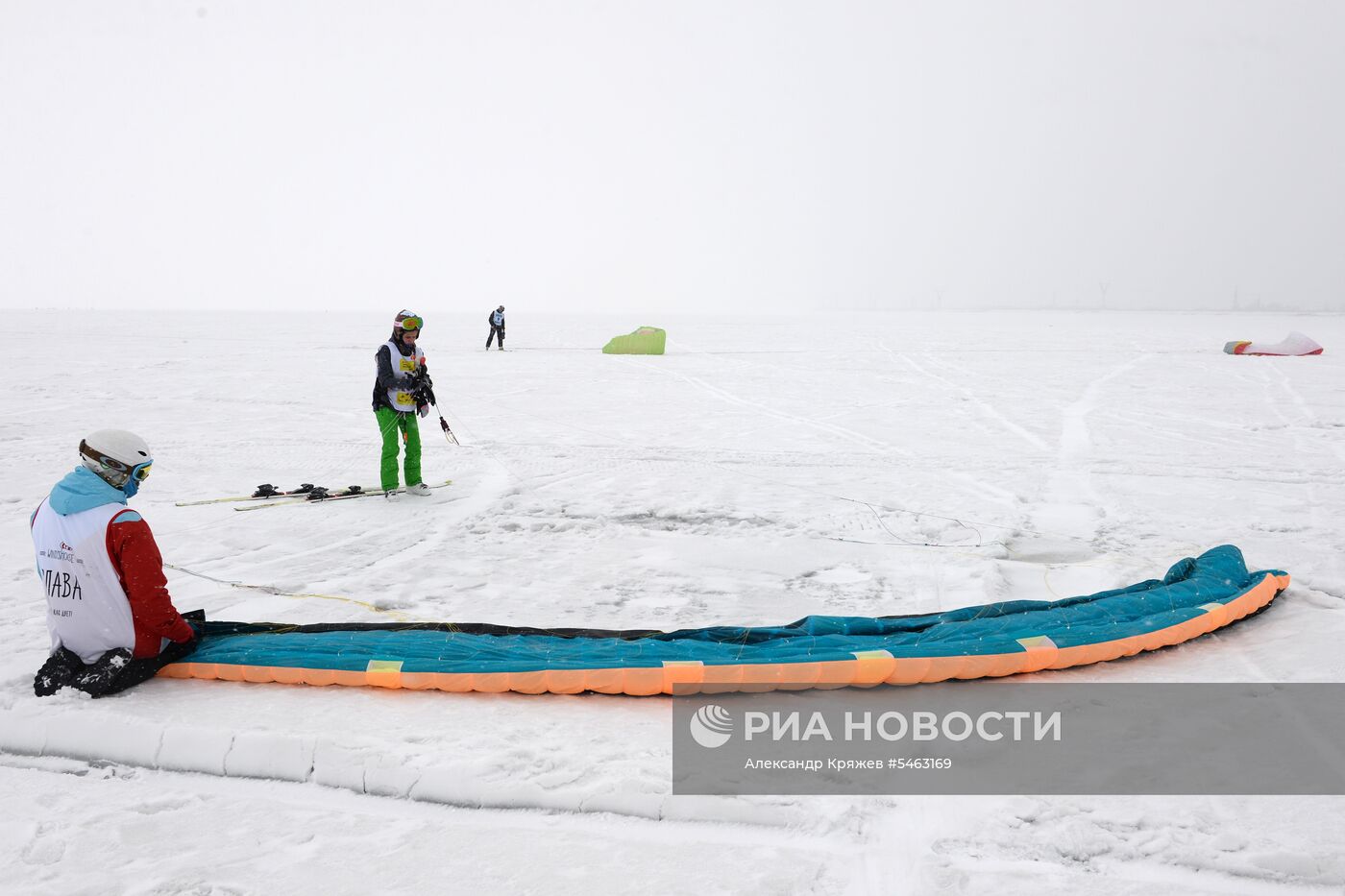 Соревнования по зимним дисциплинам парусного спорта в Новосибирской области