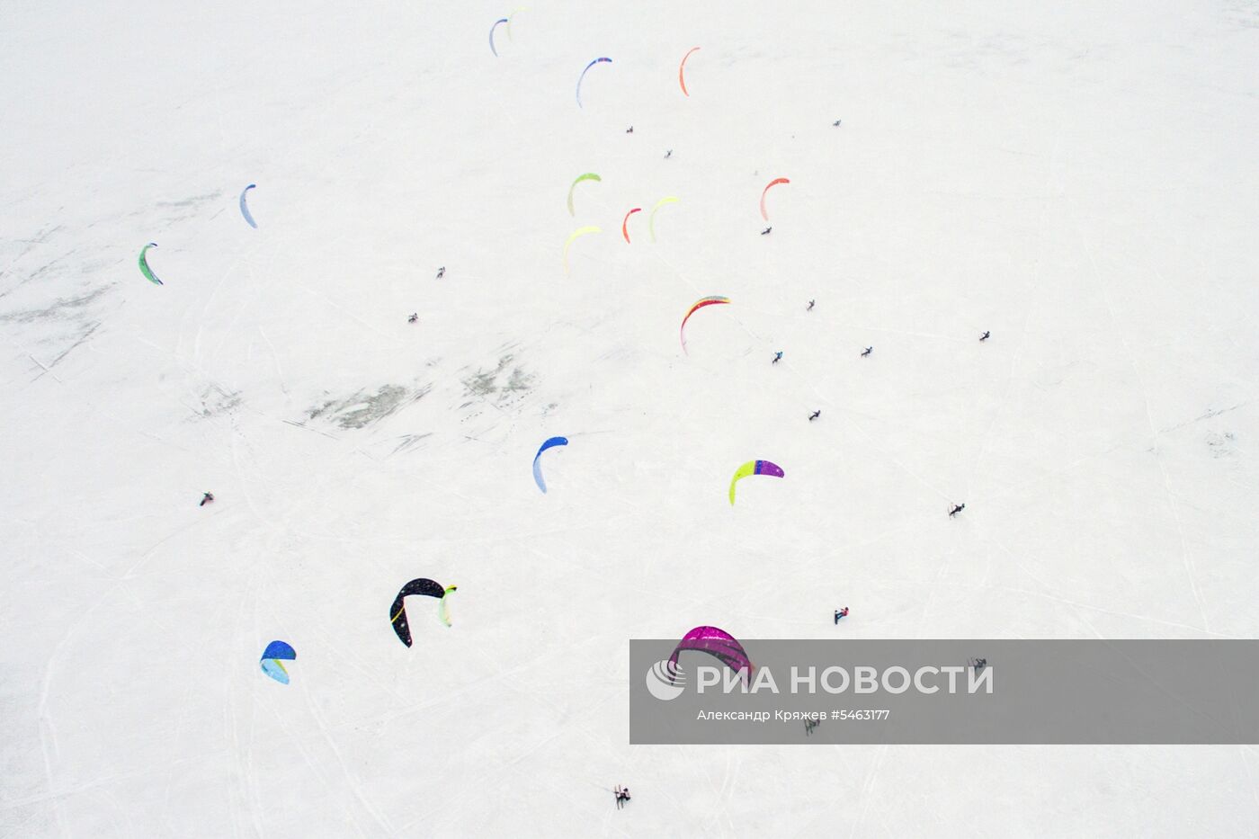 Соревнования по зимним дисциплинам парусного спорта в Новосибирской области