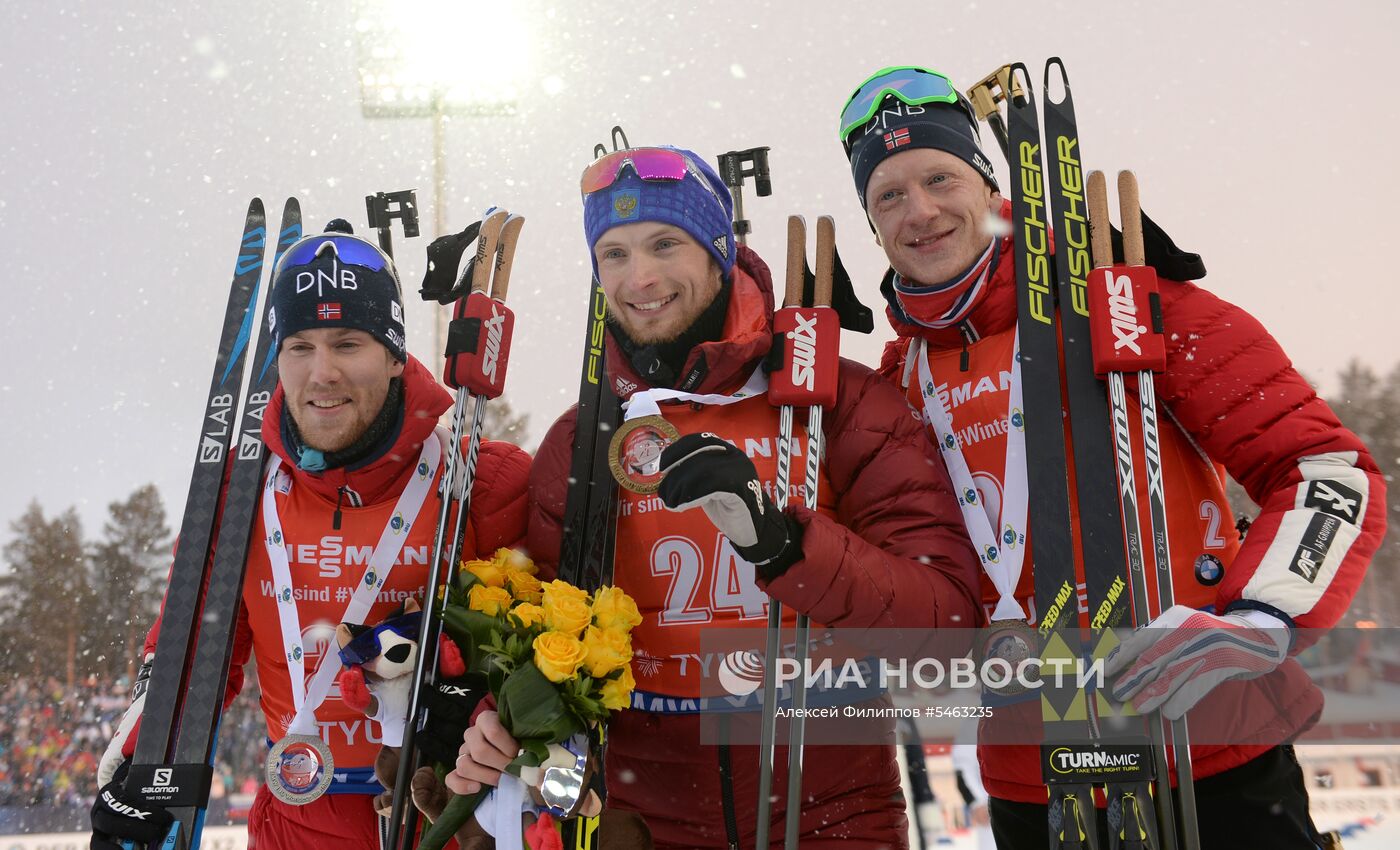 Биатлон. IX этап Кубка мира. Мужчины. Масс-старт