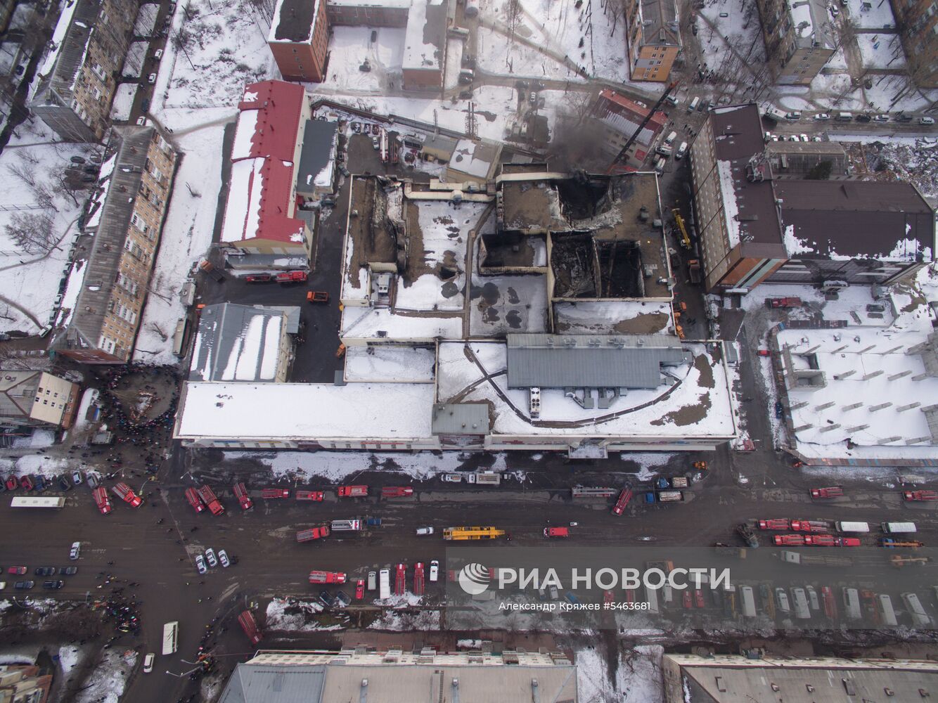 Пожар в торговом центре «Зимняя вишня» в Кемерово