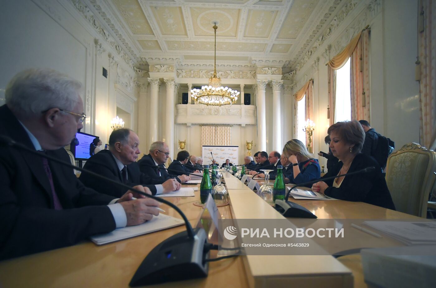 Заседание Попечительского совета Фонда Горчакова с участием главы МИД РФ С. Лаврова