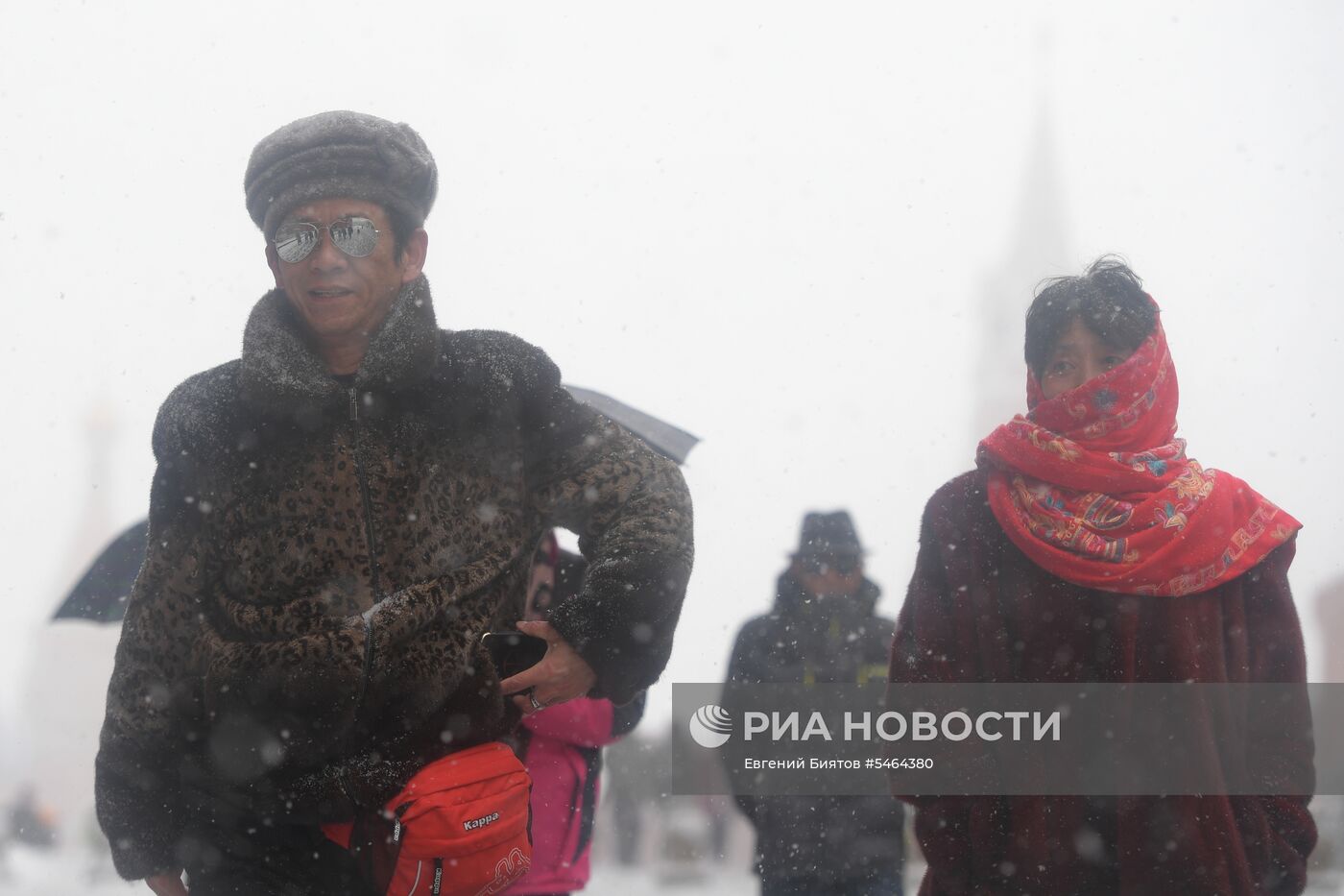 Снегопад в Москве