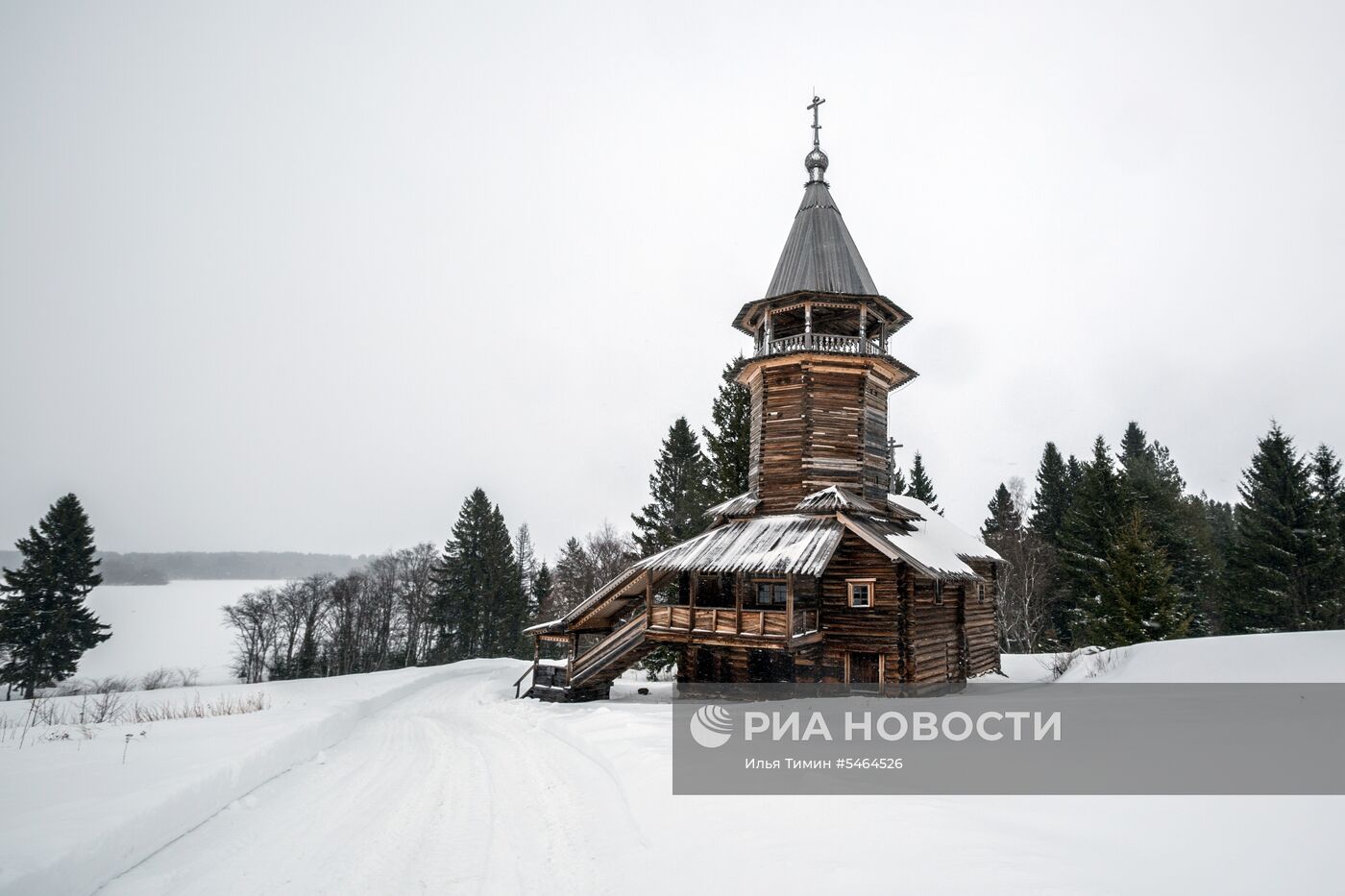 Музей-заповедник "Кижи" в Карелии