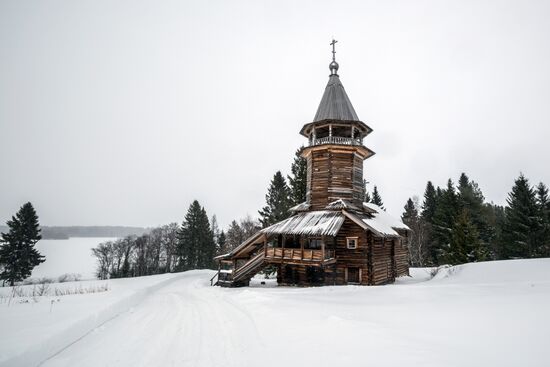 Музей-заповедник "Кижи" в Карелии