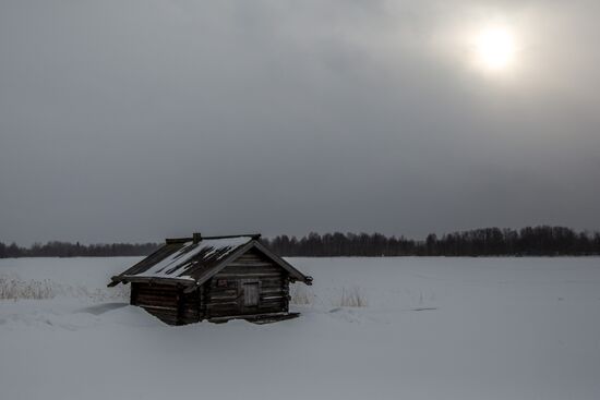 Музей-заповедник "Кижи" в Карелии