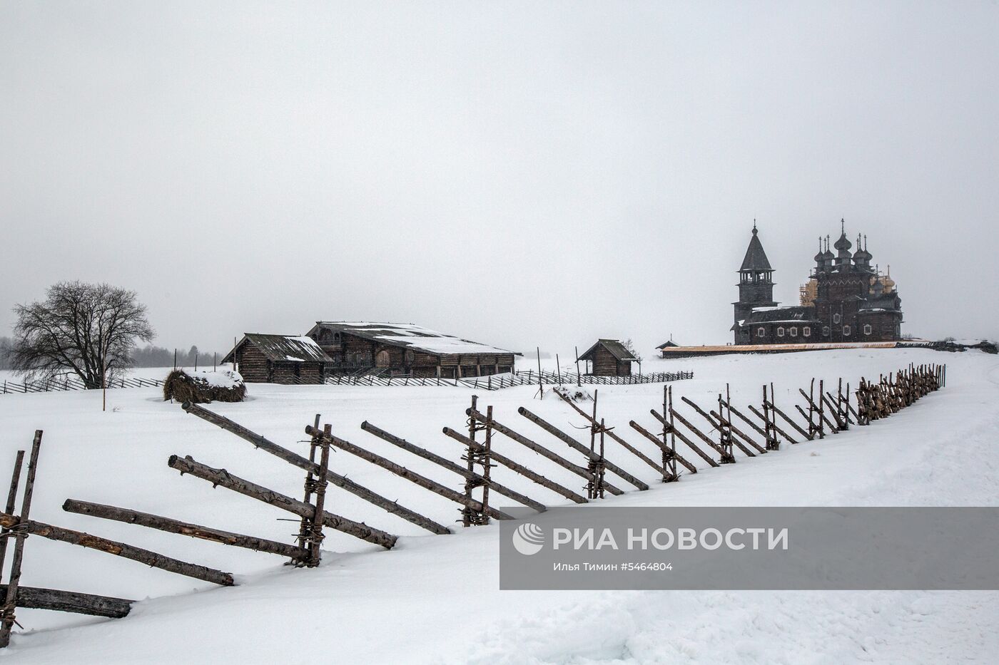 Музей-заповедник "Кижи" в Карелии