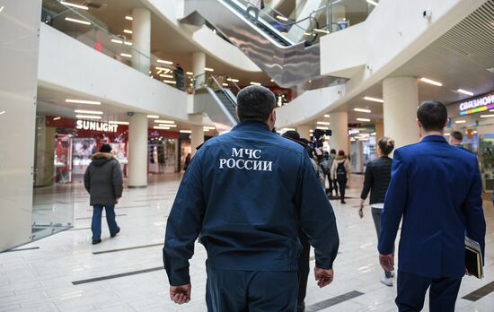 Проверка пожарной безопасности в торговых центрах