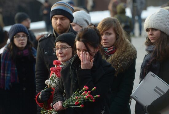 Акции в память о погибших при пожаре в ТЦ "Зимняя вишня"