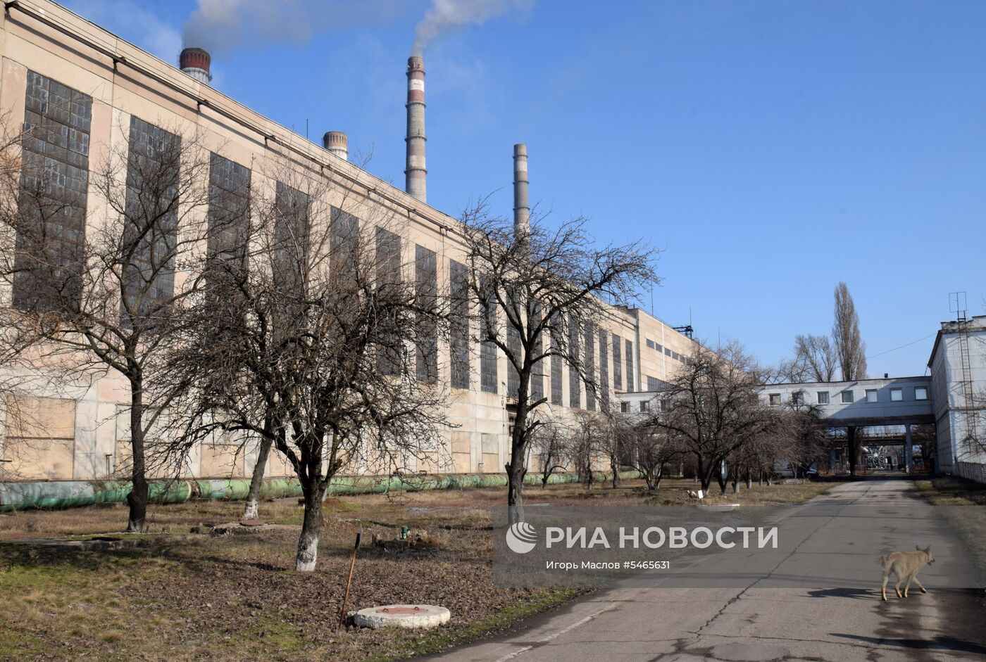 Старобешевская теплоэлектростанция в Донецкой области