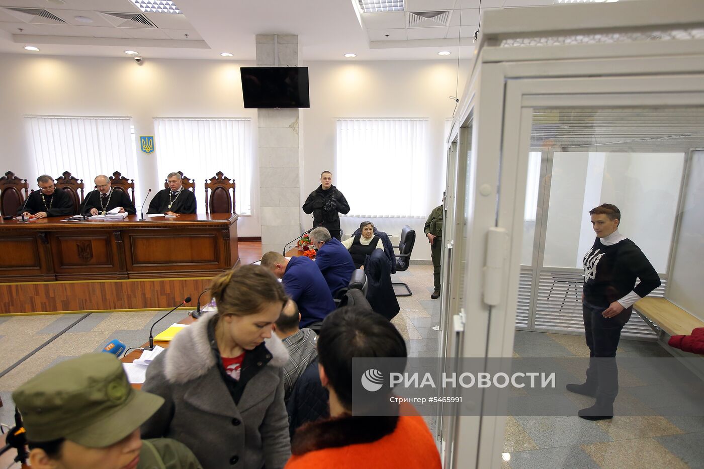 Рассмотрение апелляции по делу Н. Савченко в Киеве