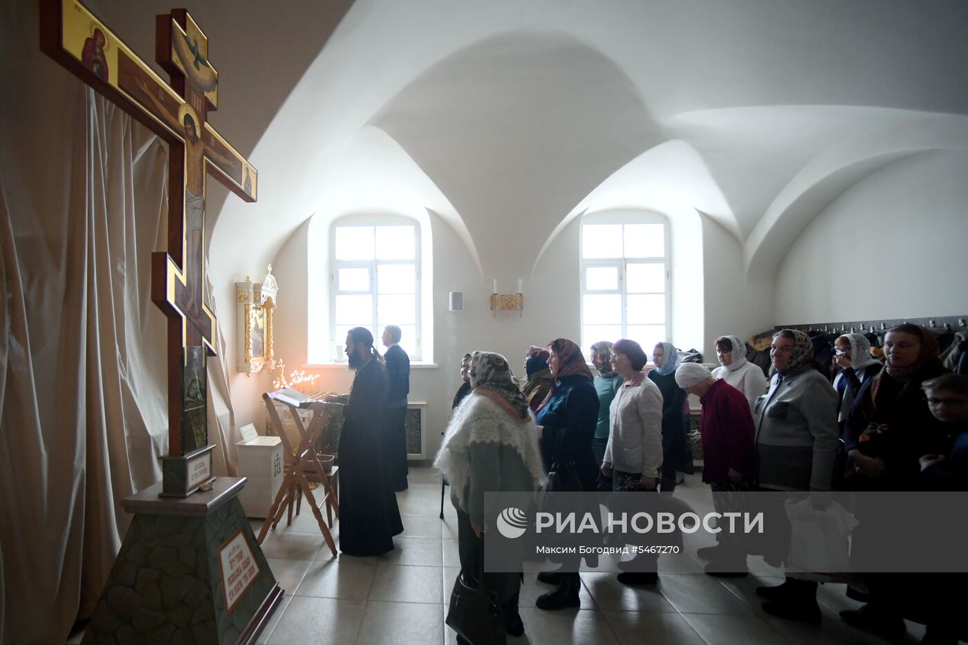 Празднование Вербного воскресенья в России