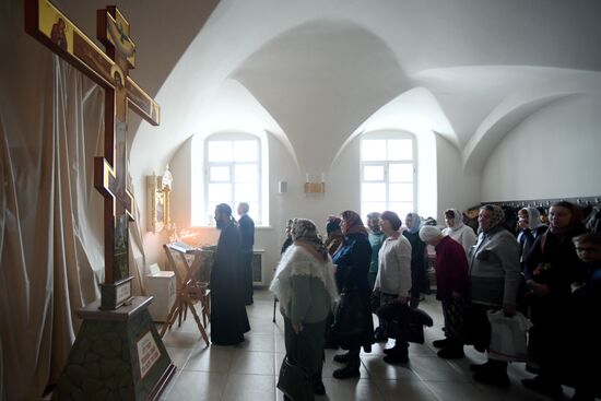 Празднование Вербного воскресенья в России