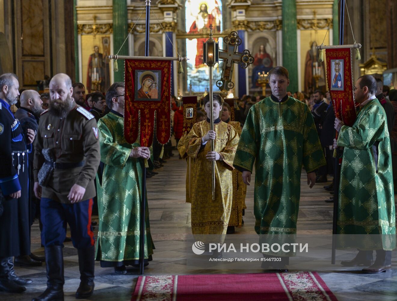 Празднование Вербного воскресенья в России