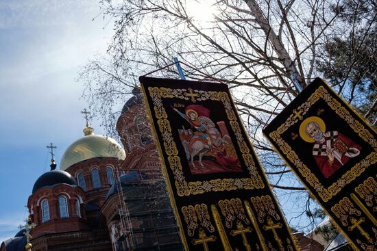 Празднование Вербного воскресенья в России 