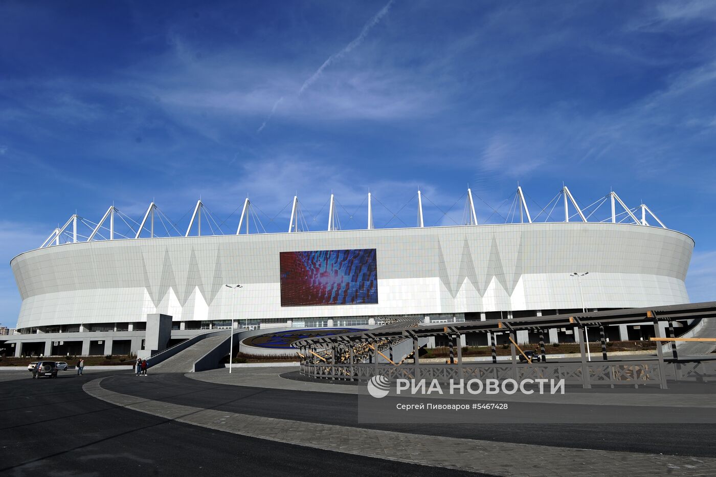 Э. Гудьонсен посетил стадион "Ростов Арена"