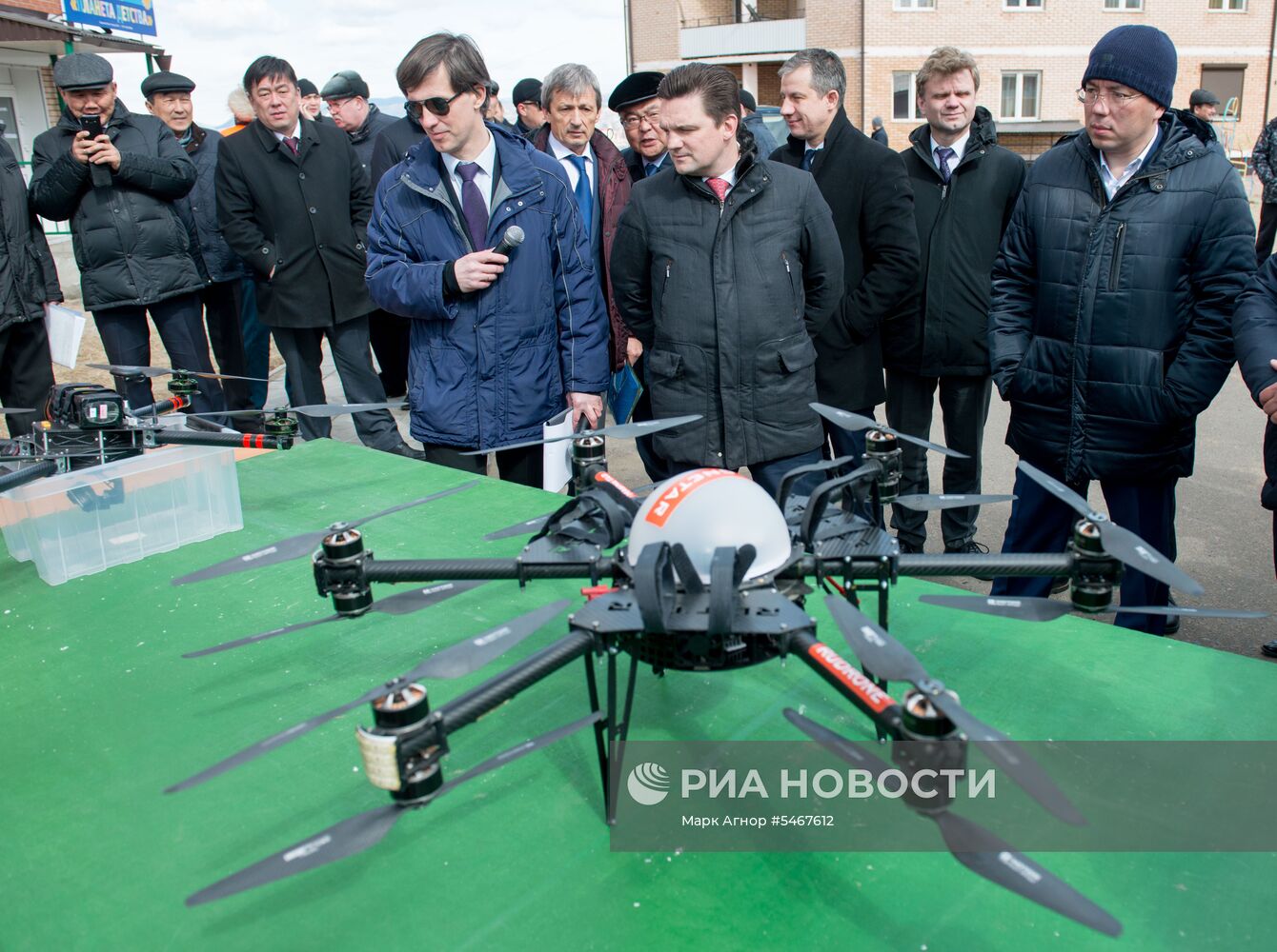 Испытательный полет дрона «Почты России»