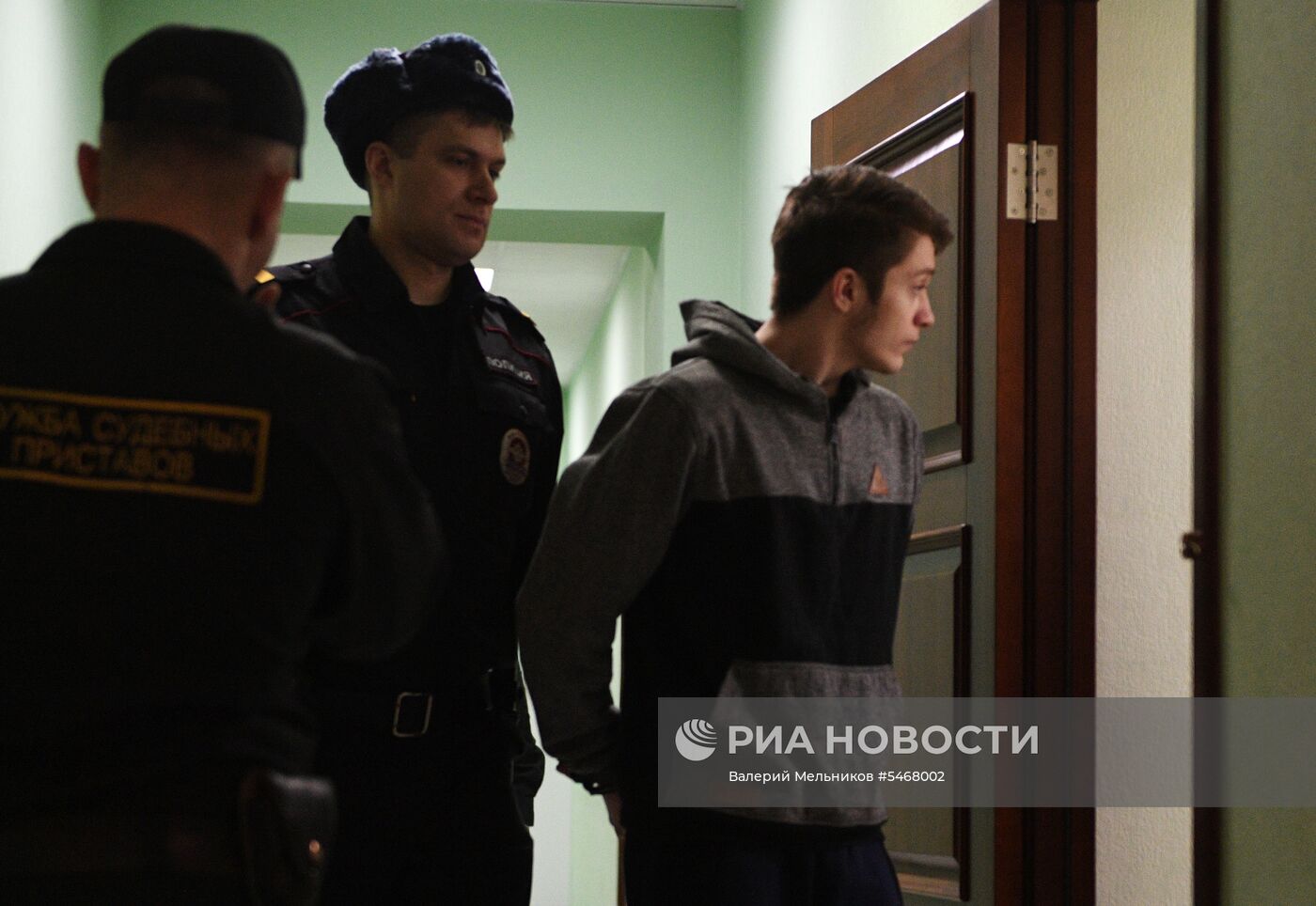 Рассмотрение судом дела В. Осипова, подозреваемого в подготовке теракта в Санкт-Петербурге