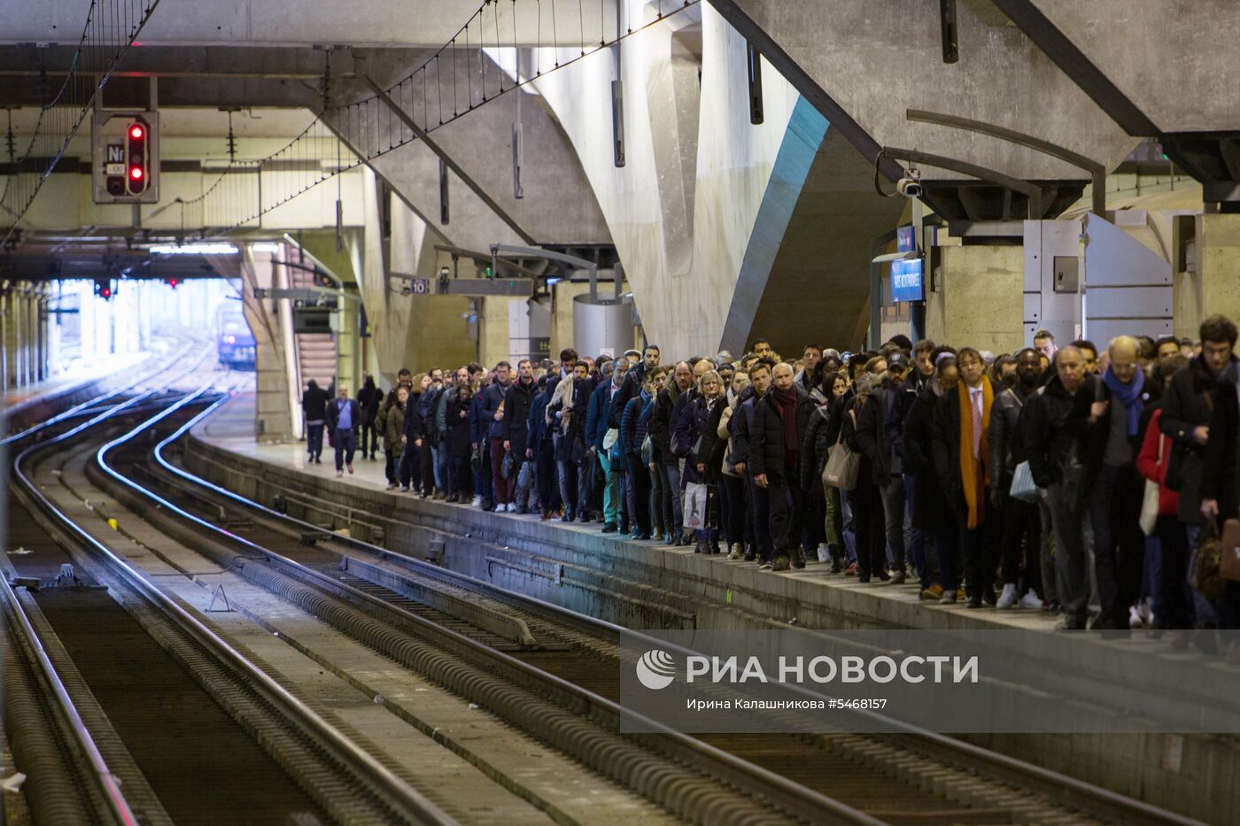 Забастовка работников железных дорог во Франции