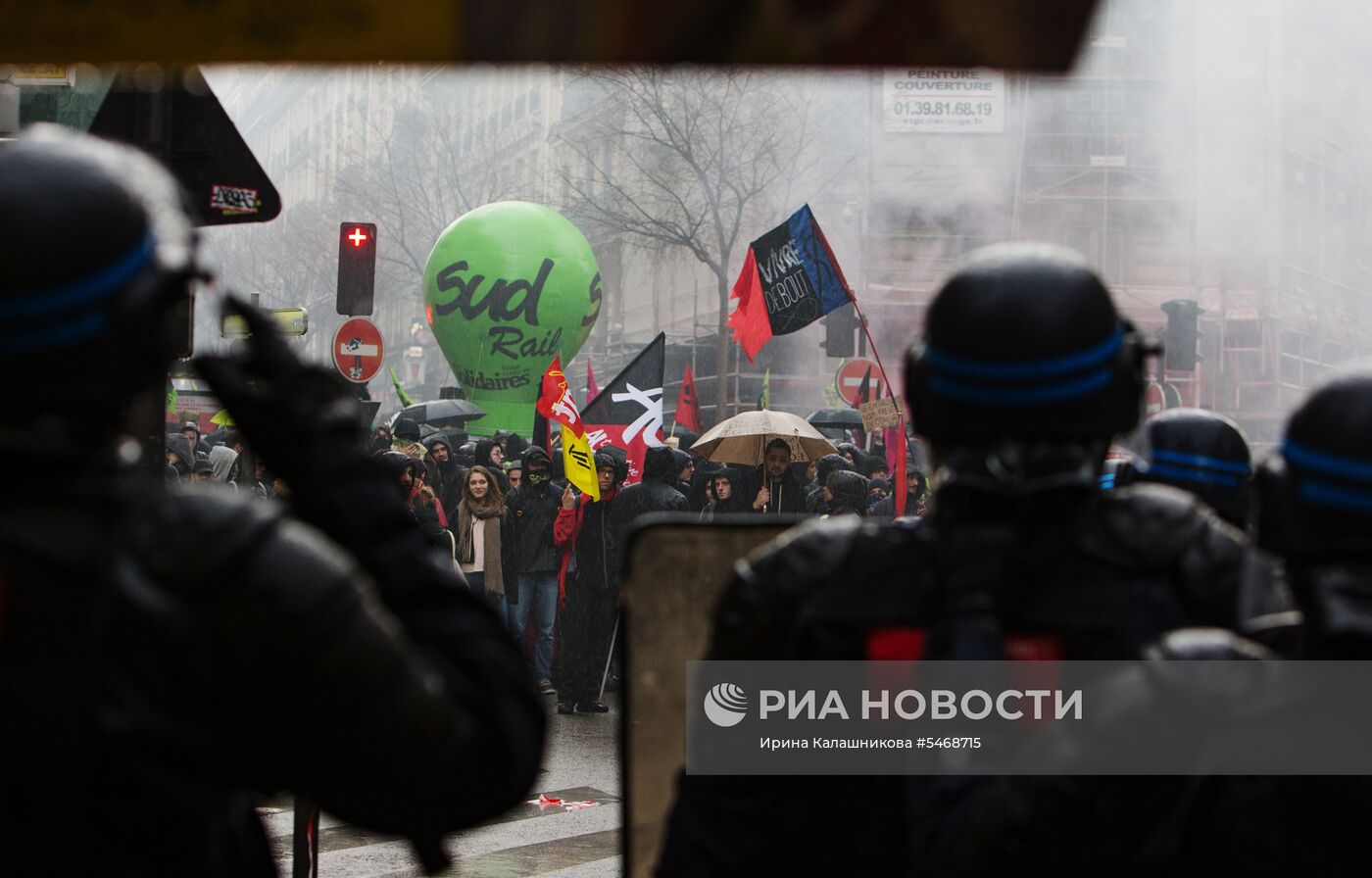 Забастовка работников железных дорог во Франции