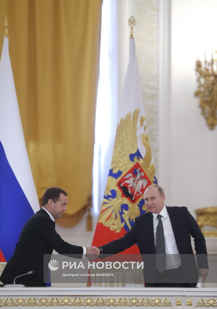 Президент РФ В. Путин провел заседание Госсовета по вопросу развития конкуренции