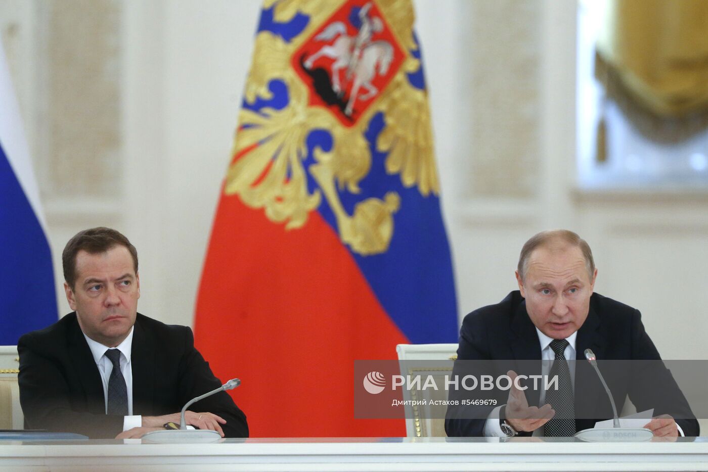 Президент РФ В. Путин провел заседание Госсовета по вопросу развития конкуренции