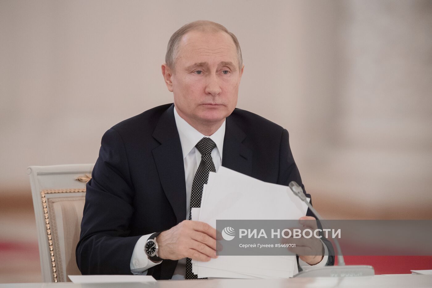 Президент РФ В. Путин провел заседание Госсовета по вопросу развития конкуренции