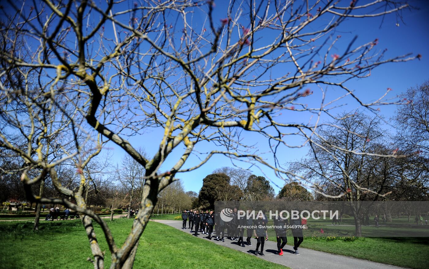 Прогулка ПФК ЦСКА в Риджентс-парк