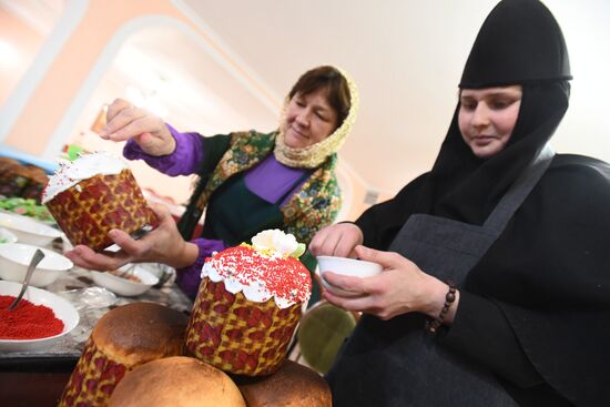 Подготовка к Пасхе в женском монастыре Забайкальского края