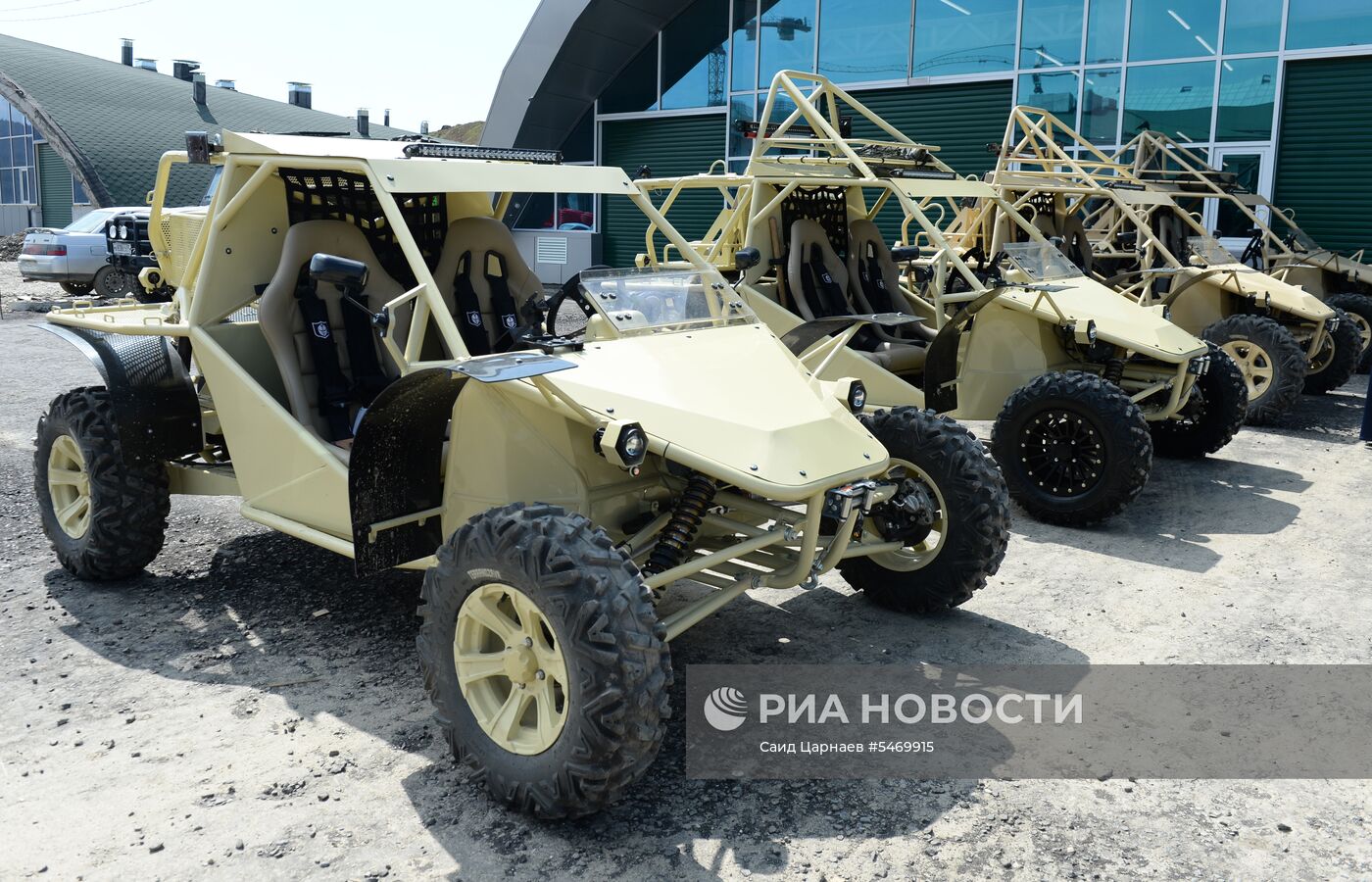Испытания военных багги в Гудермесе