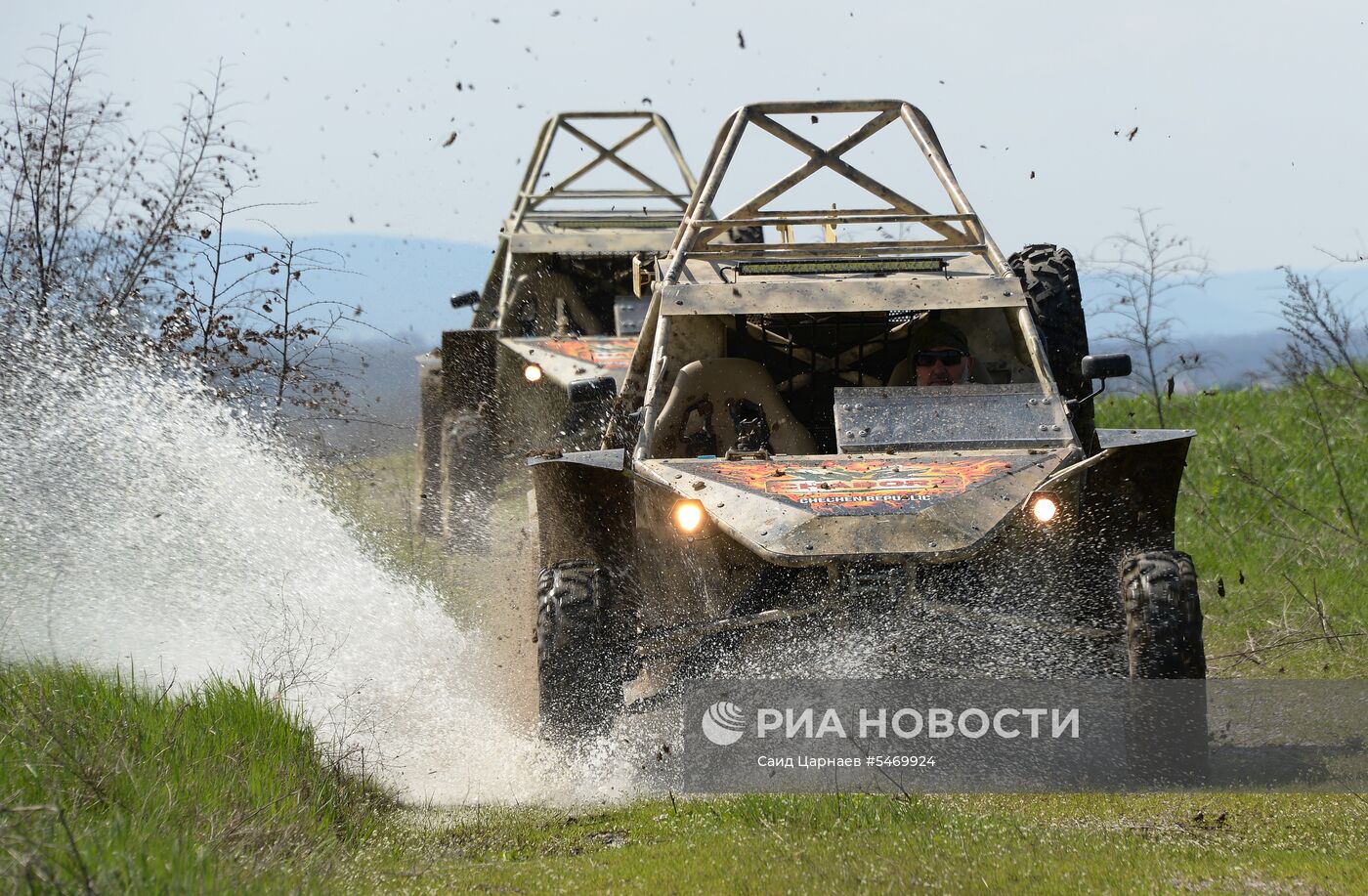Испытания военных багги в Гудермесе
