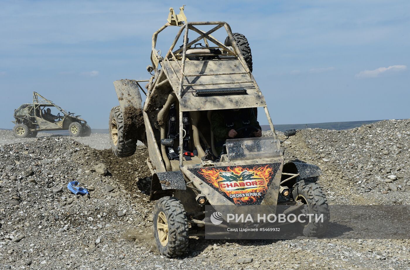 Испытания военных багги в Гудермесе