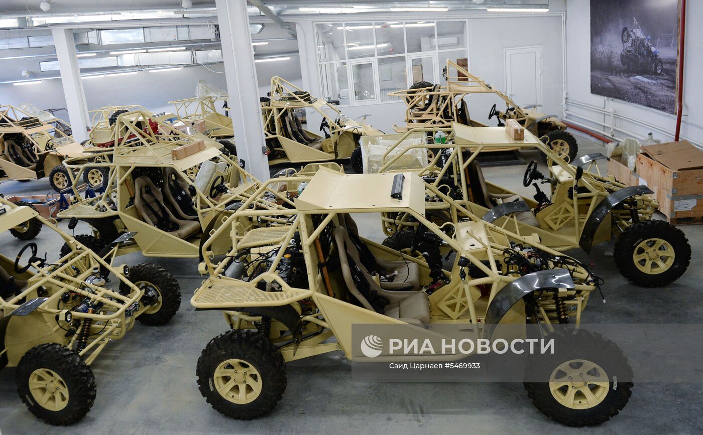 Испытания военных багги в Гудермесе