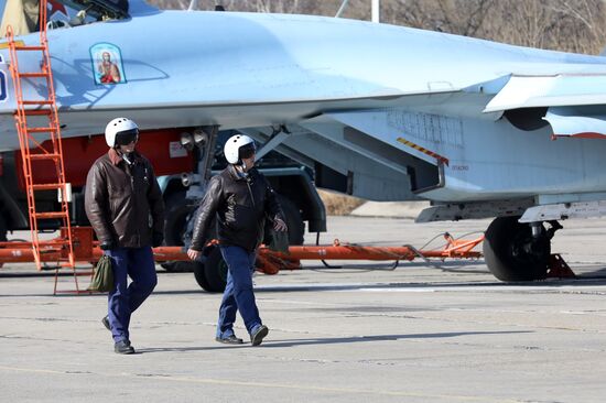 Соревнования военных летчиков "Авиадартс-2018" в Приморье