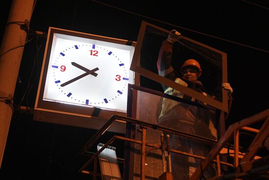 Ремонт и обслуживание московских уличных часов