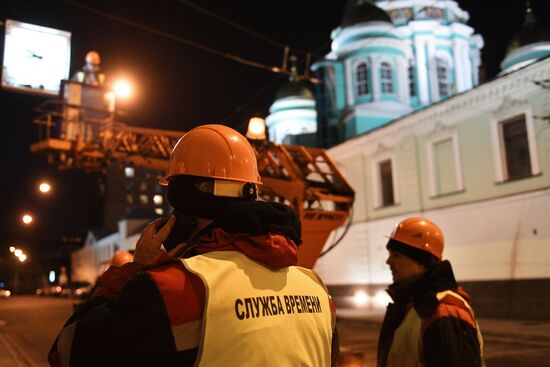Ремонт и обслуживание московских уличных часов