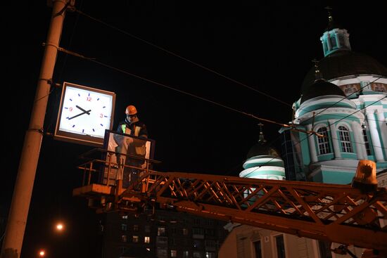 Ремонт и обслуживание московских уличных часов