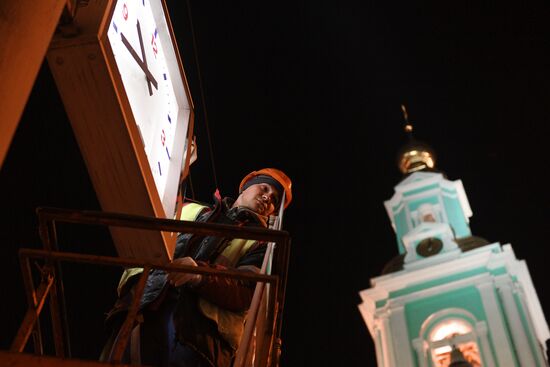 Ремонт и обслуживание московских уличных часов