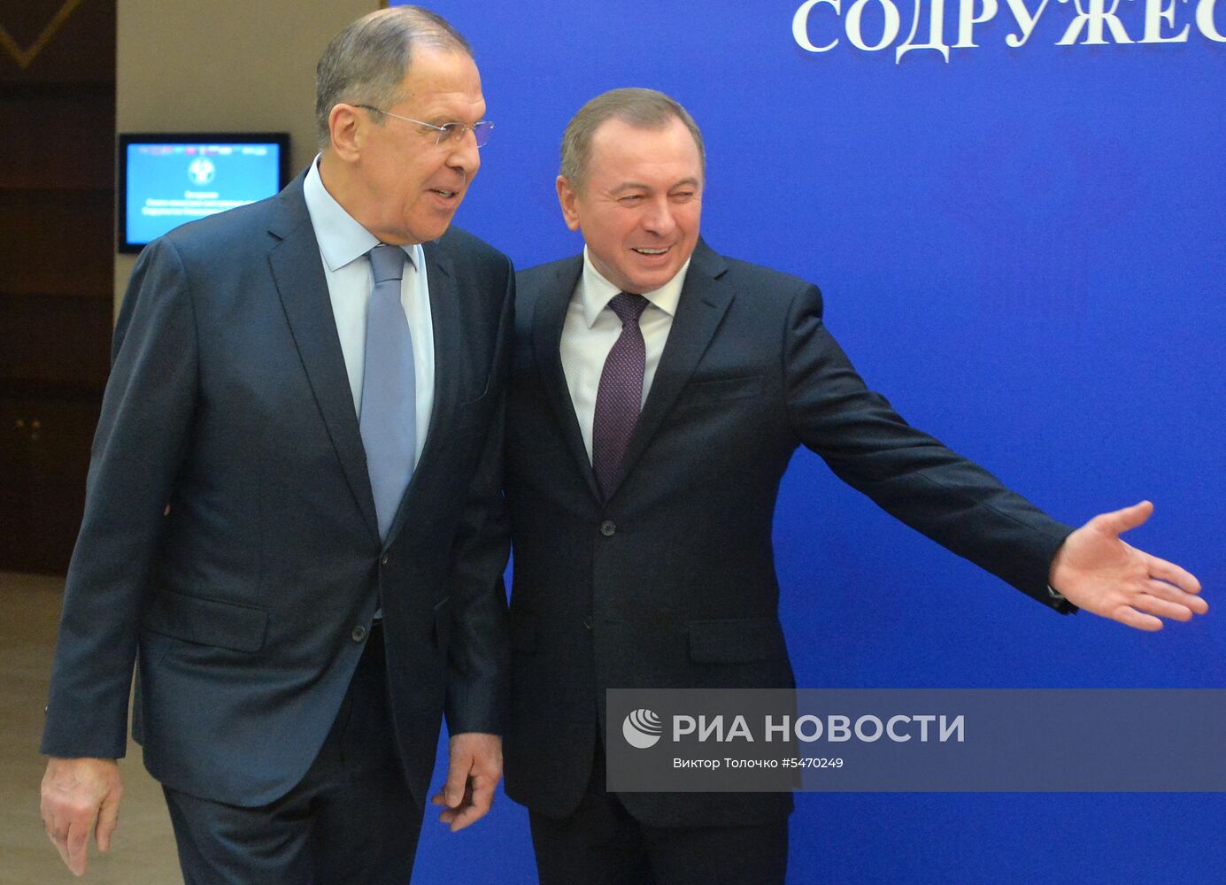 Заседание Совета министров иностранных дел СНГ в Минске