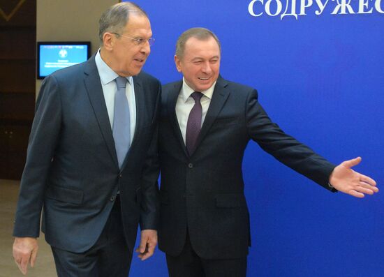 Заседание Совета министров иностранных дел СНГ в Минске