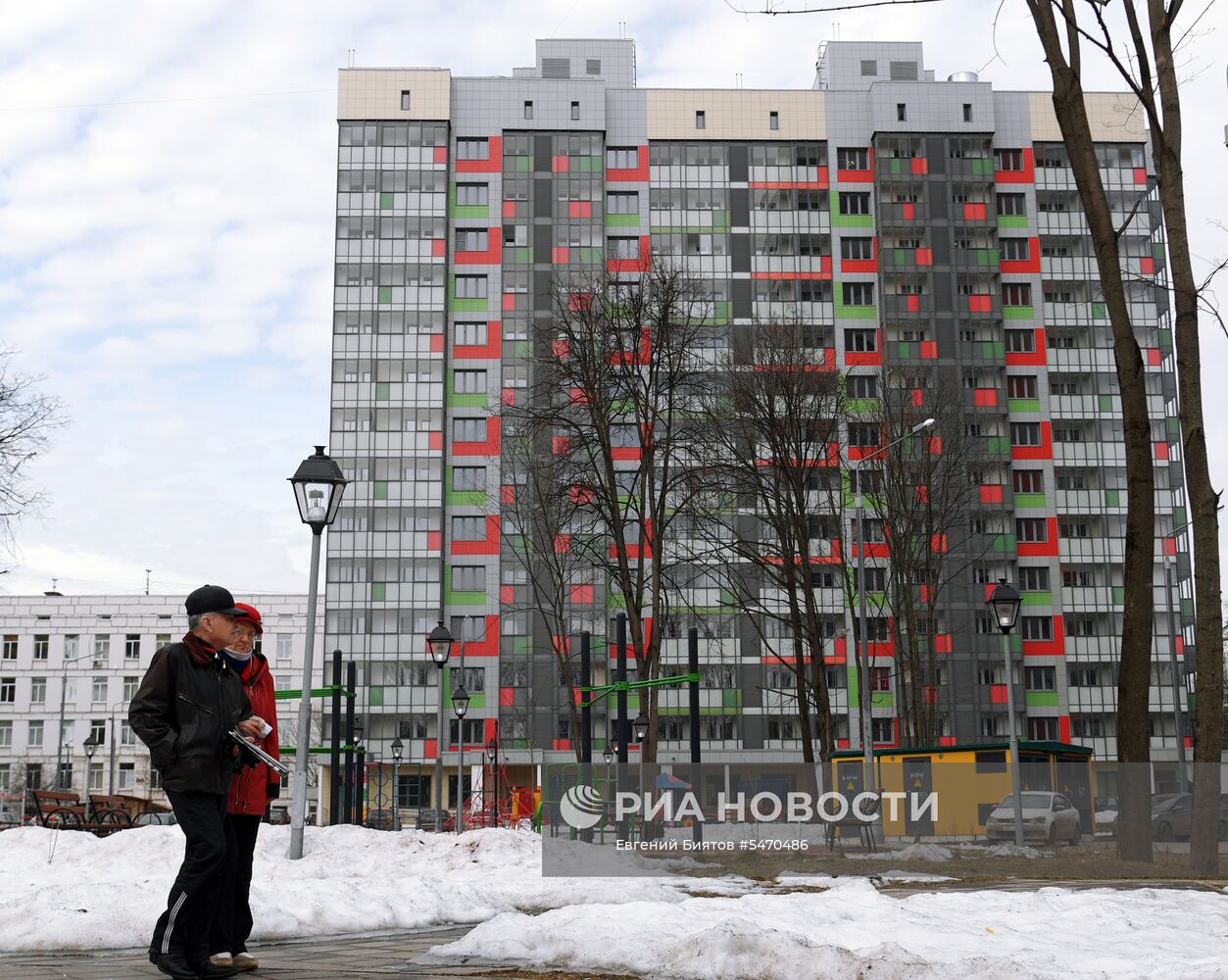 Жилой дом для переселения по программе реновации в Москве