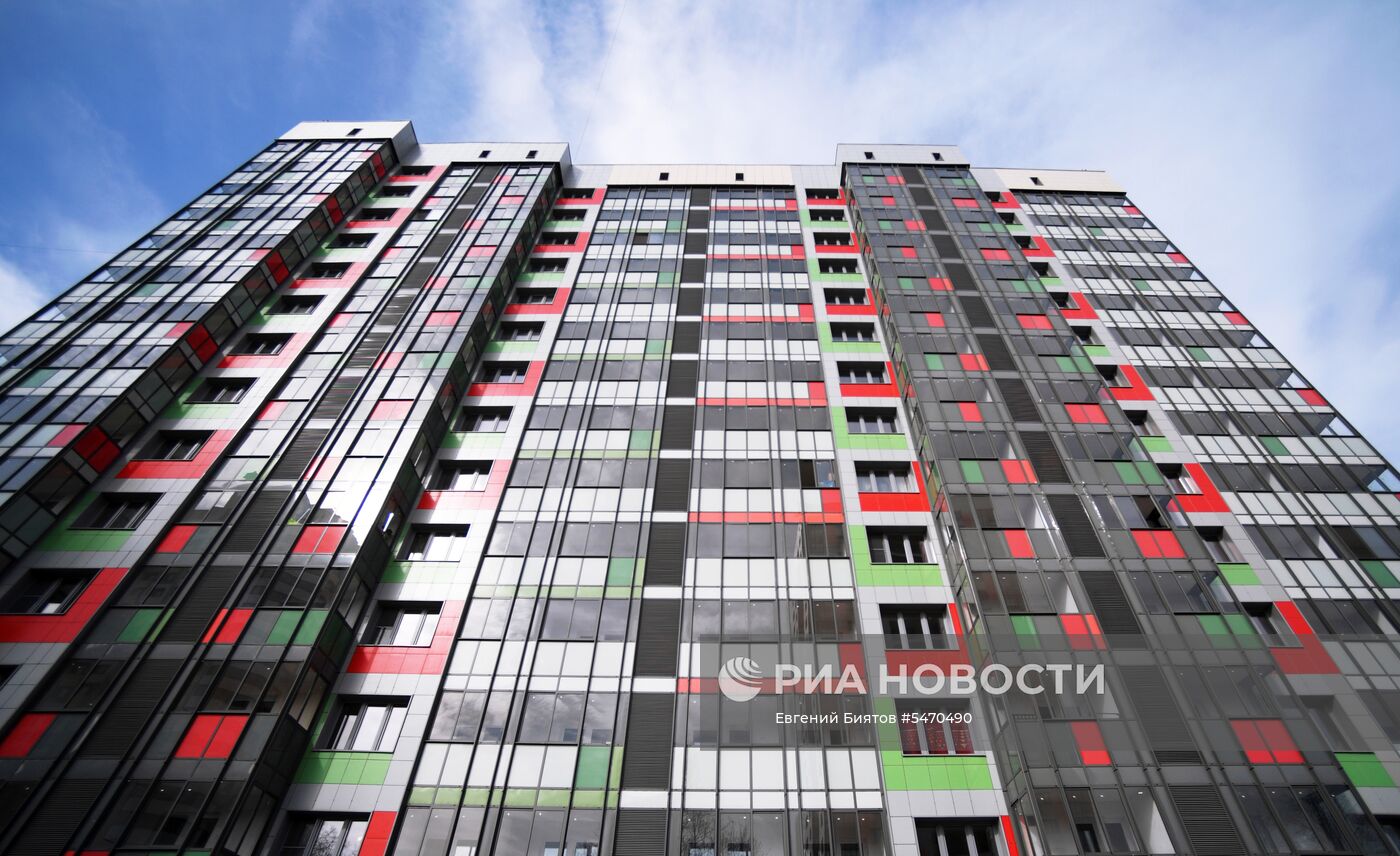 Жилой дом для переселения по программе реновации в Москве