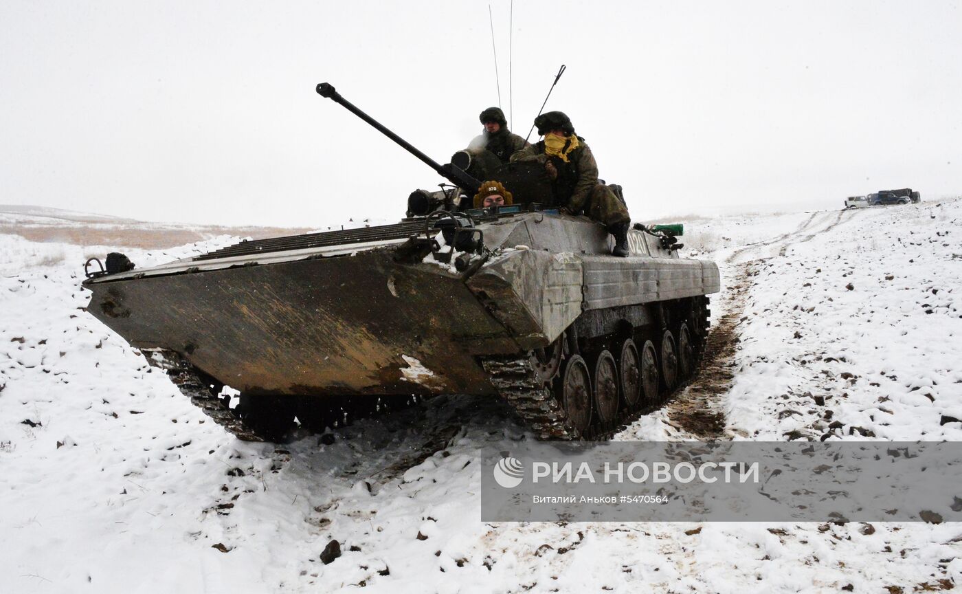 Тактические учения морской пехоты тихоокеанского флота 