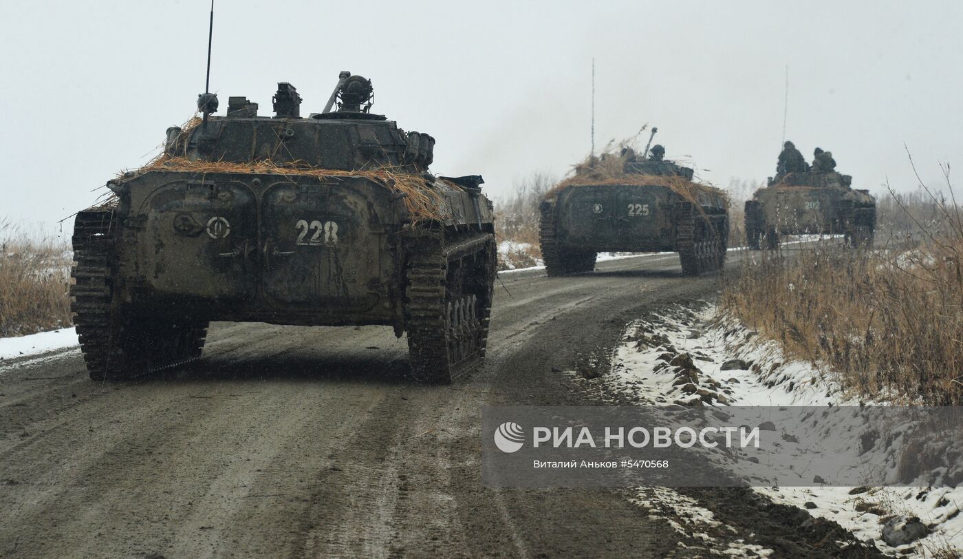 Тактические учения морской пехоты тихоокеанского флота 