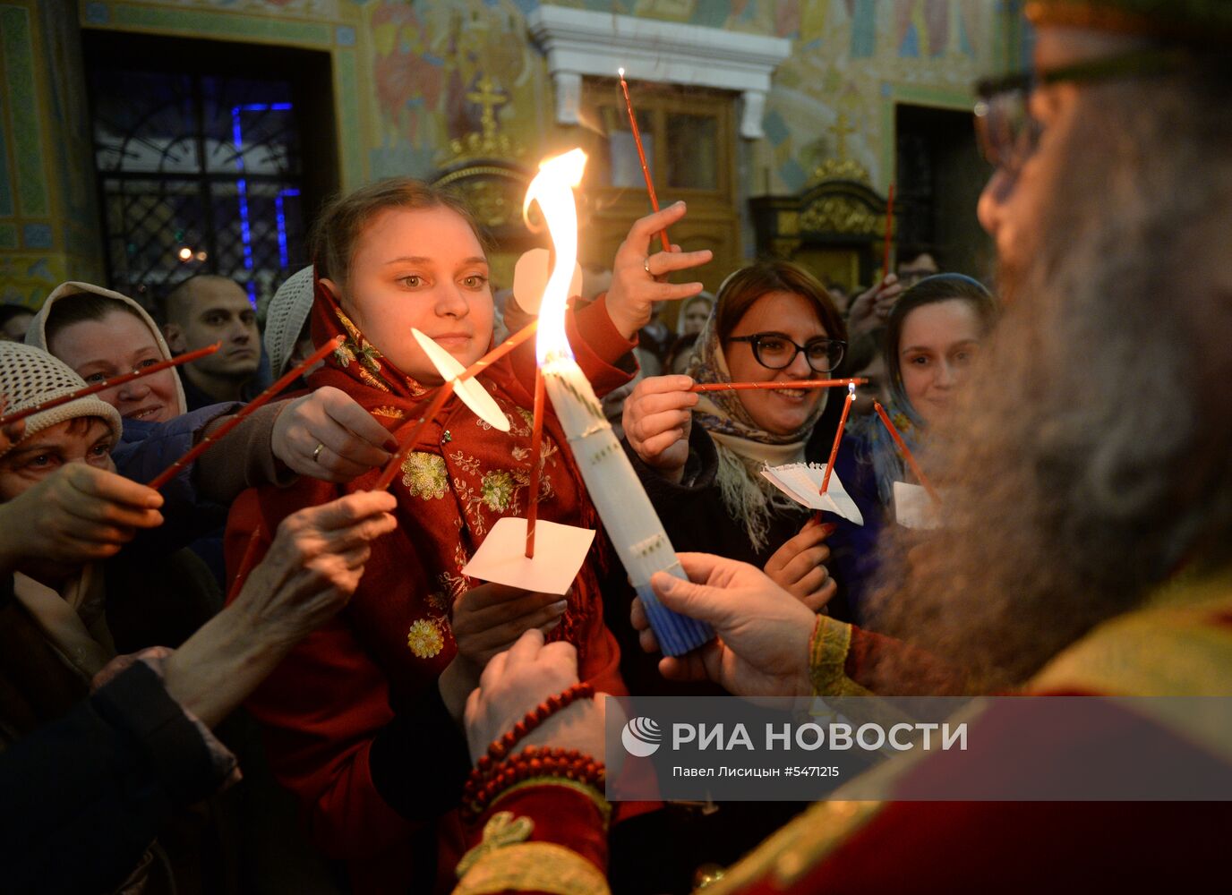 Празднование Пасхи в регионах России