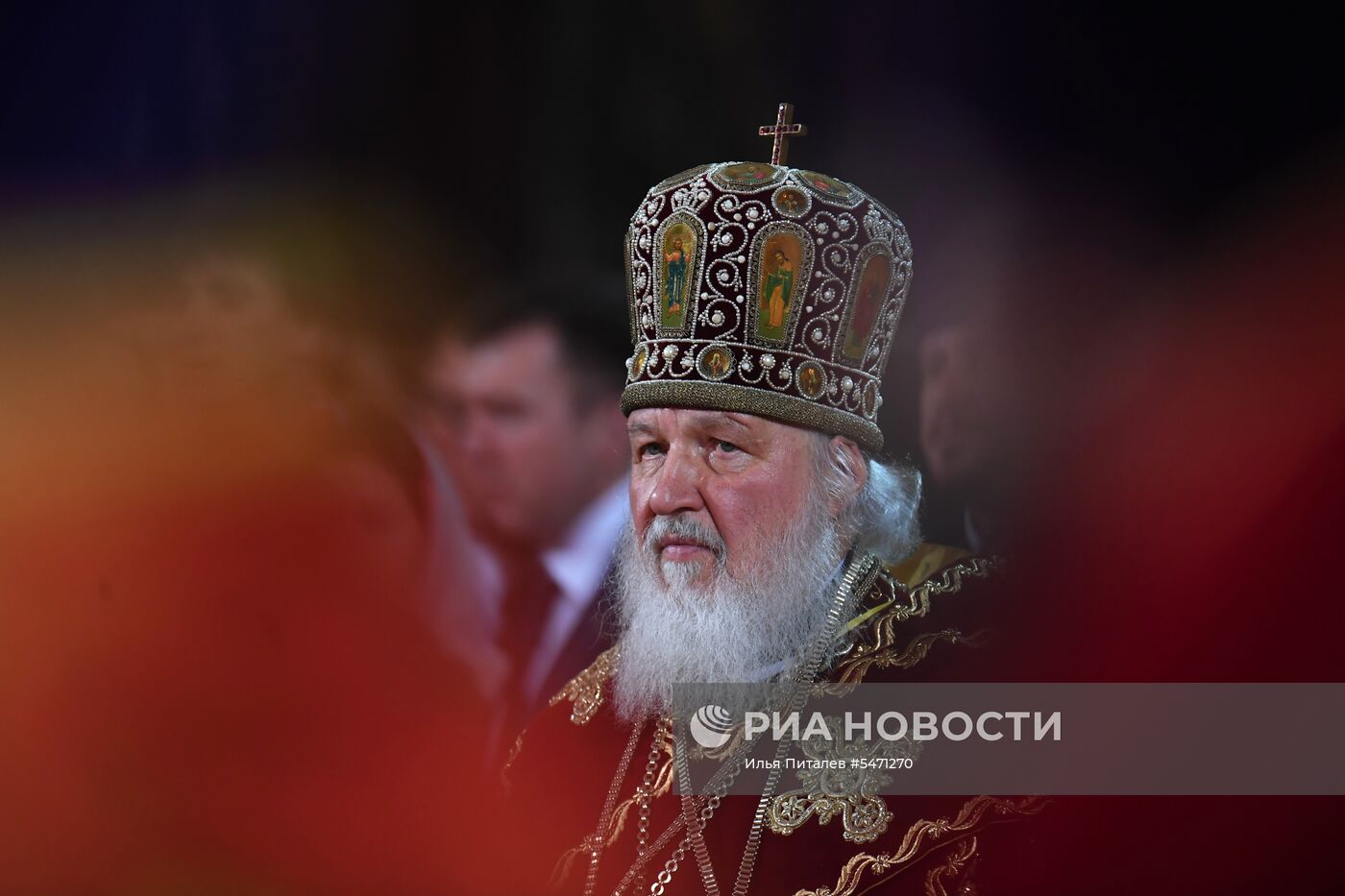 Пасхальное богослужение в храме Христа Спасителя