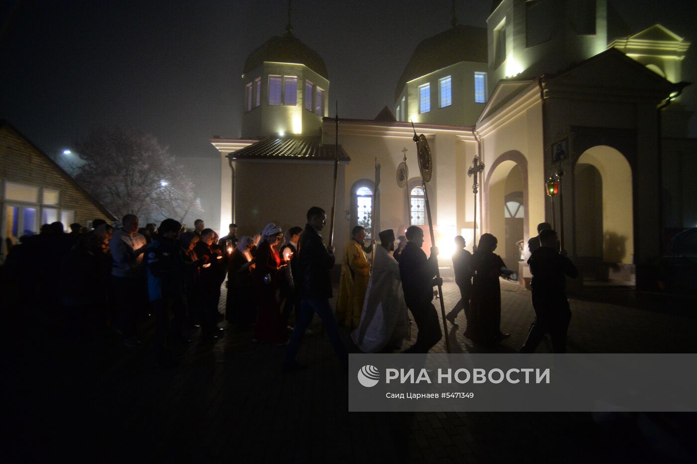 Празднование Пасхи в регионах России