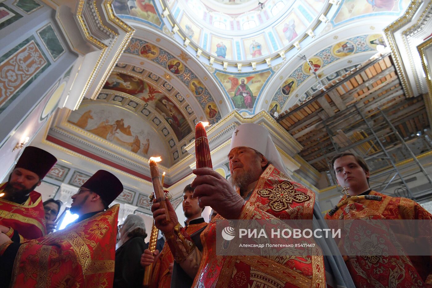 Празднование Пасхи в регионах России