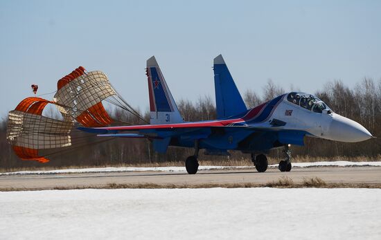 Репетиция воздушной части парада Победы 